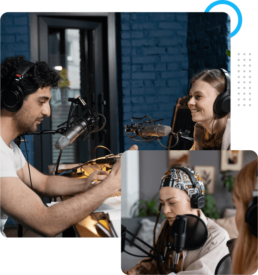 Introducing PodAllies, the team that lives, breathes and specializes in next-level podcasting!