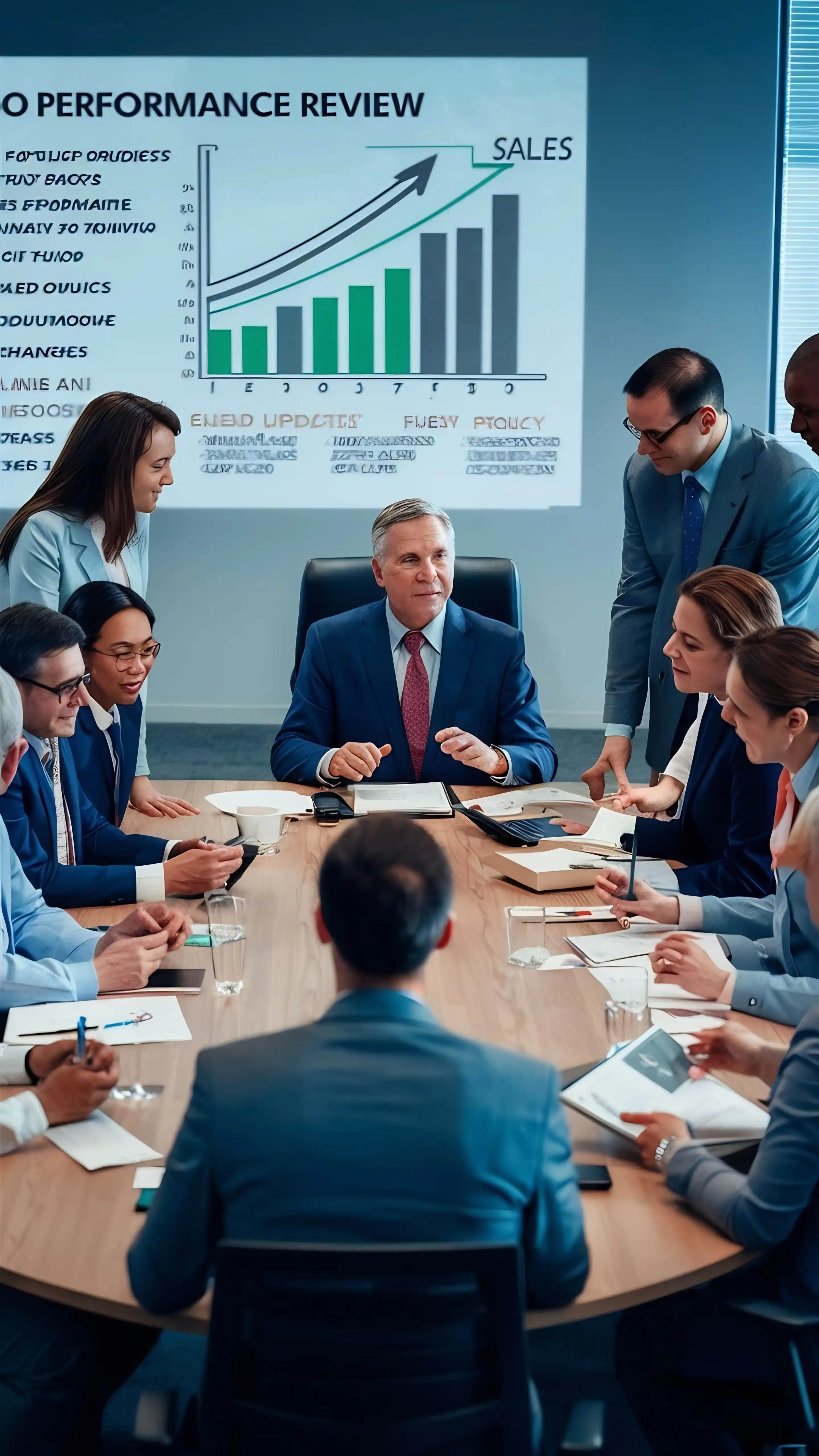 Executive speaking at industry conference building authority and credibility