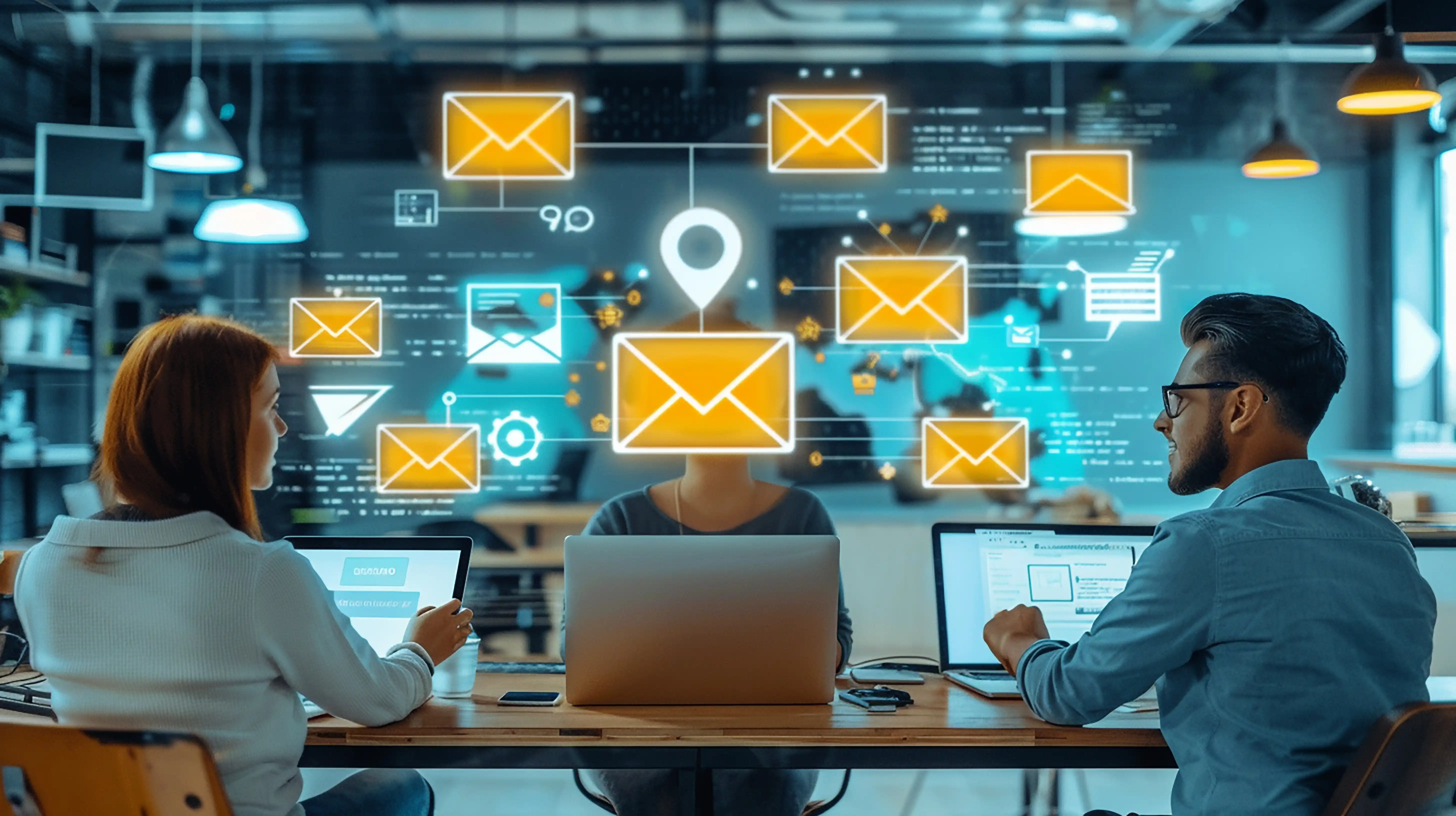 Lead capture and email automation architecture