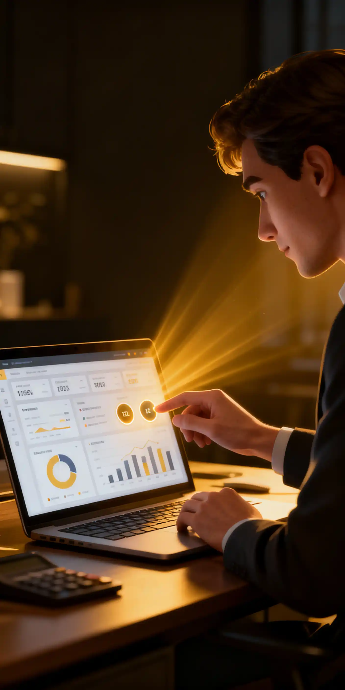 Paid advertising analytics dashboard showing campaign performance metrics