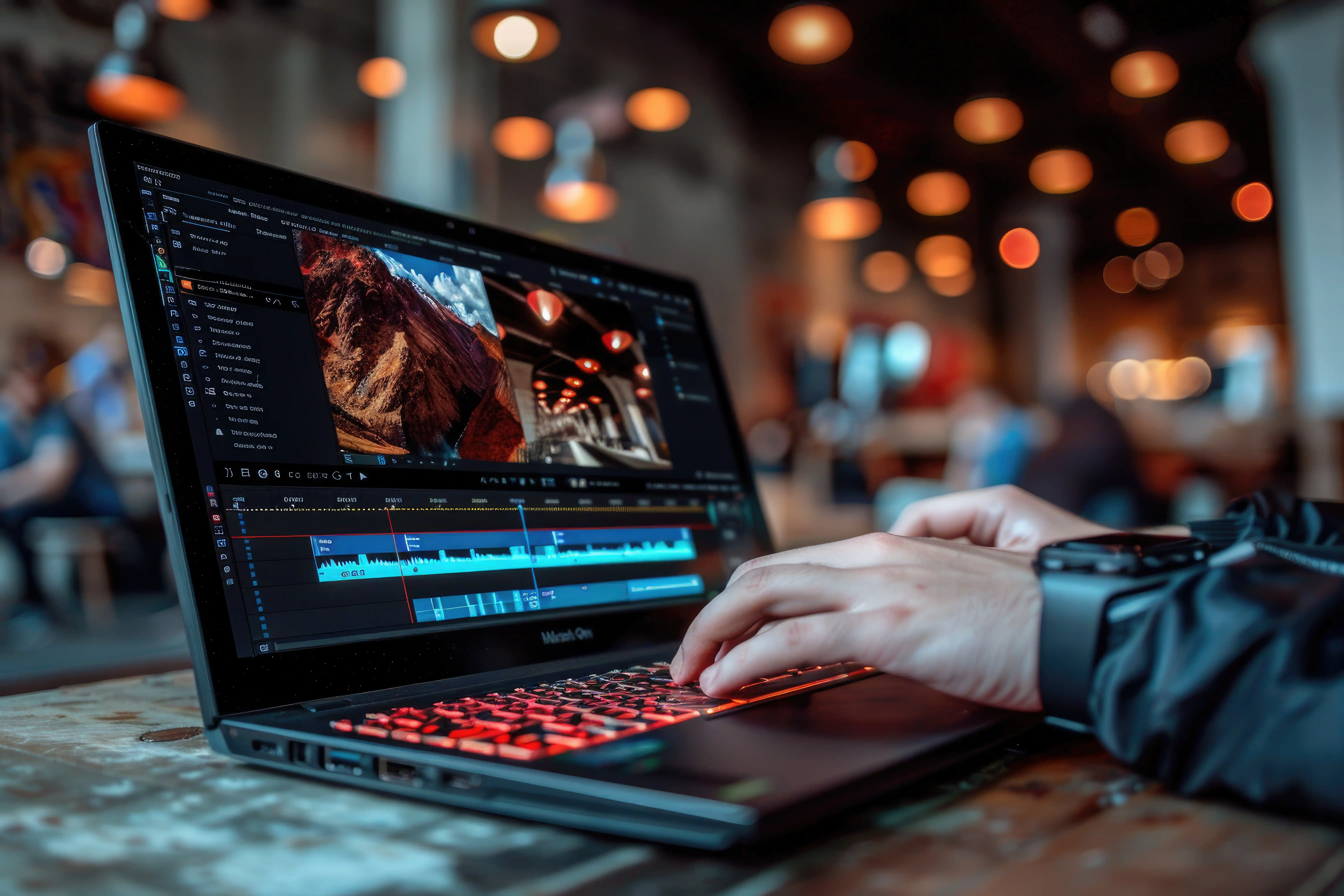 Short-form vertical video clips for social media