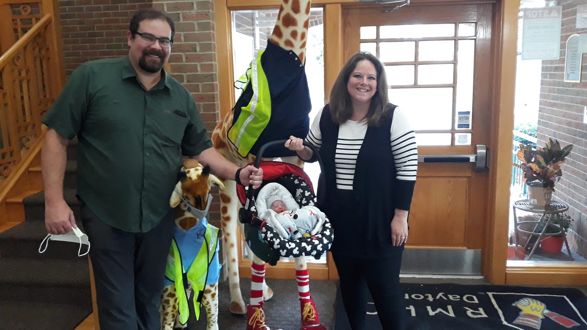 Elias’s makeshift nursery at Ronald McDonald House
