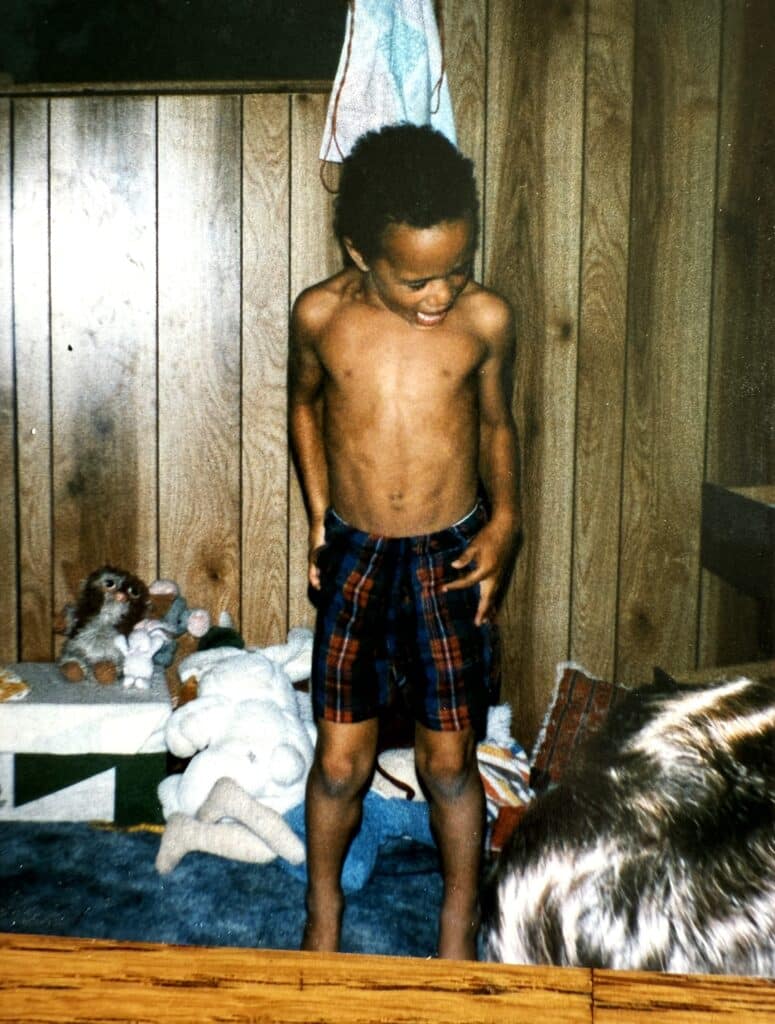 Alexander as a child, waiting for answers