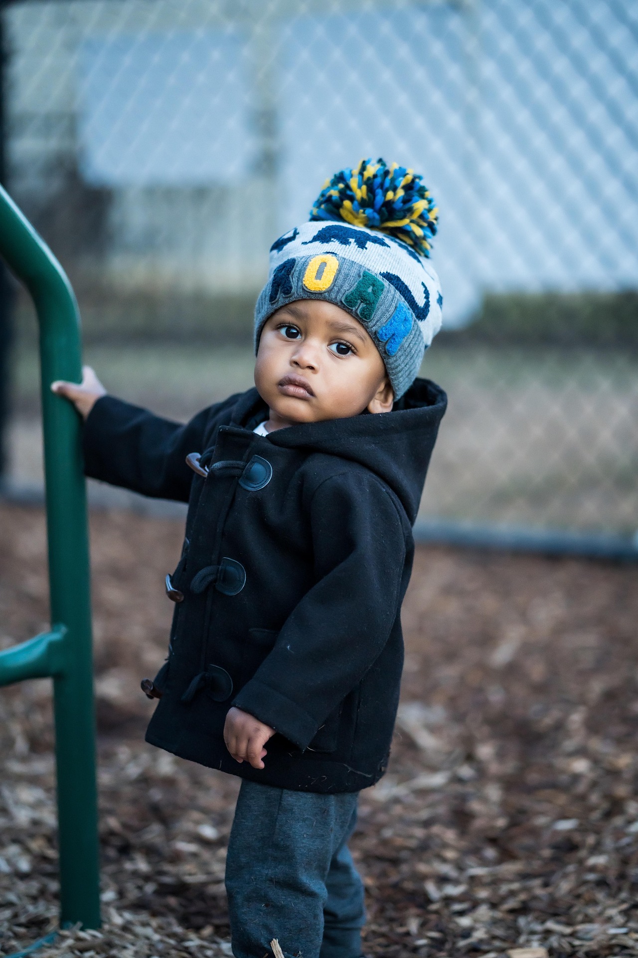 Smiling African American child