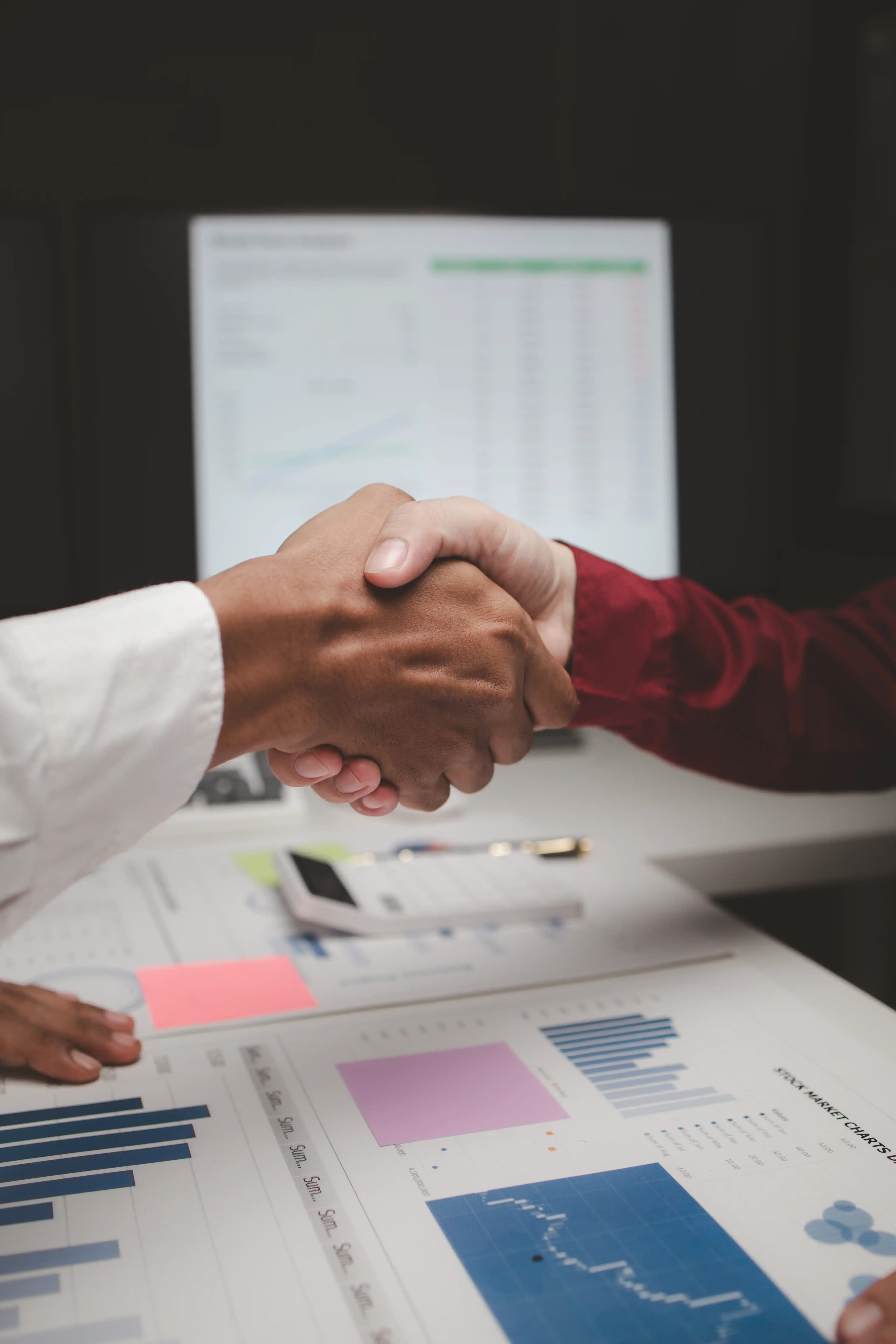 Executive team evaluating vendors and platform solutions in boardroom