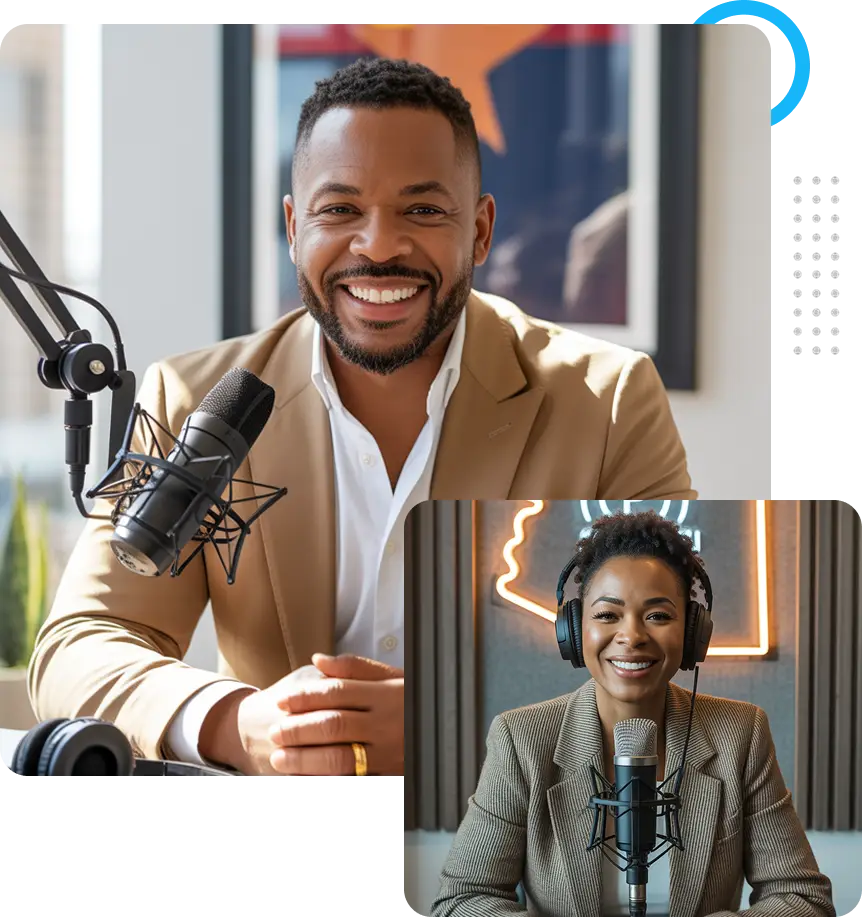 Introducing  PodAllies, the team that lives, breathes and specializes in next-level podcasting!