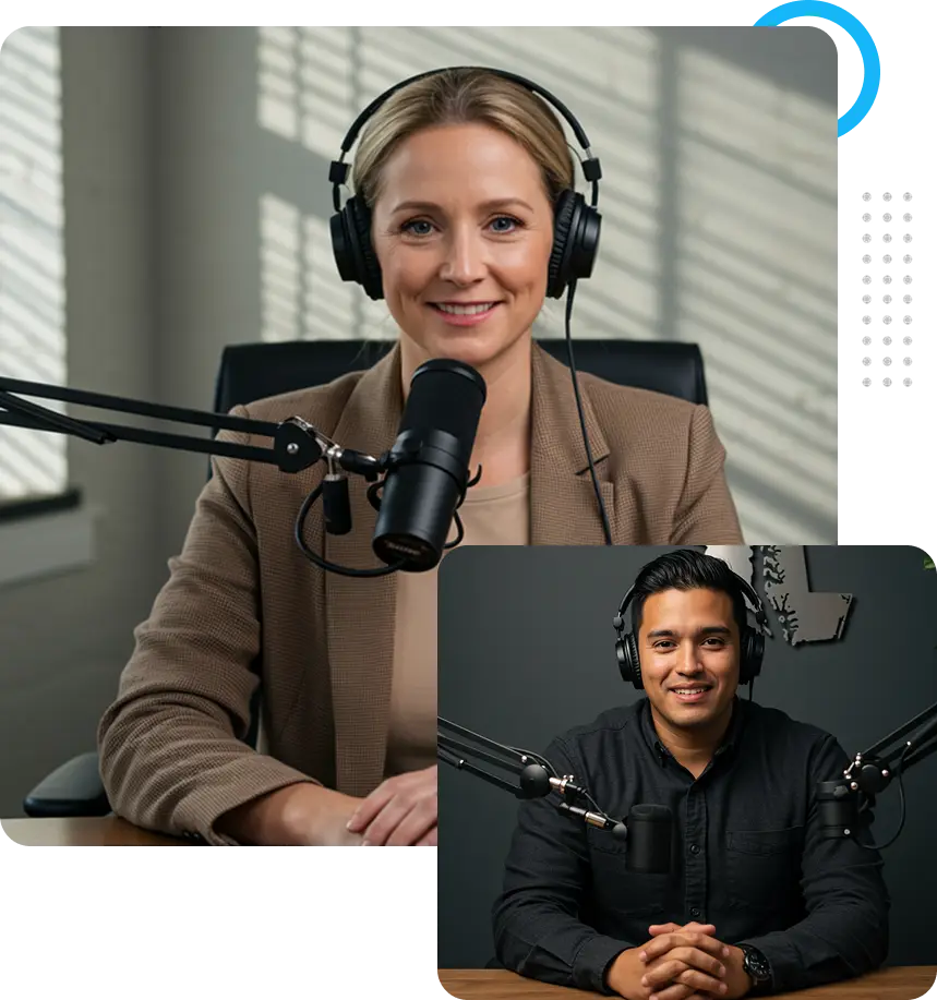 Introducing  PodAllies, the team that lives, breathes and specializes in next-level podcasting!