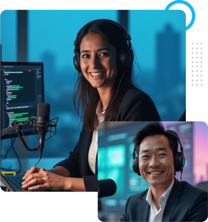 Introducing  PodAllies, the team that lives, breathes and specializes in next-level podcasting!