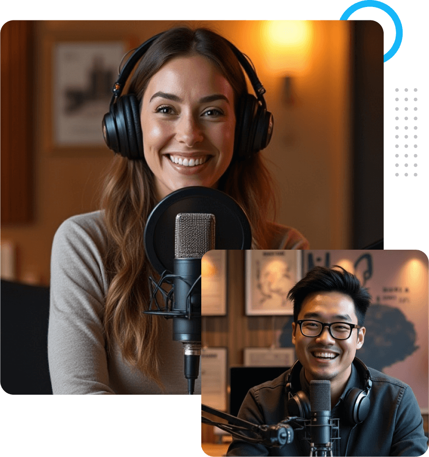 Introducing PodAllies, the team that lives, breathes and specializes in next-level podcasting!