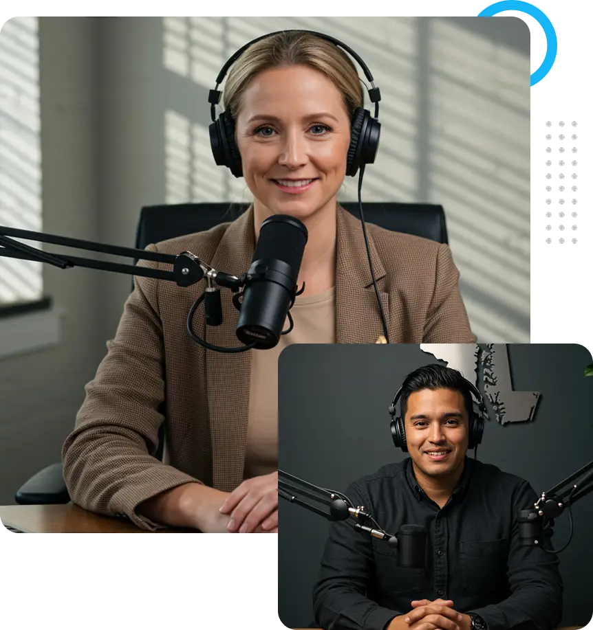 Introducing  PodAllies, the team that lives, breathes and specializes in next-level podcasting!