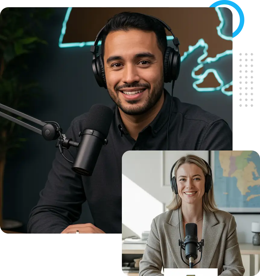 Introducing  PodAllies, the team that lives, breathes and specializes in next-level podcasting!