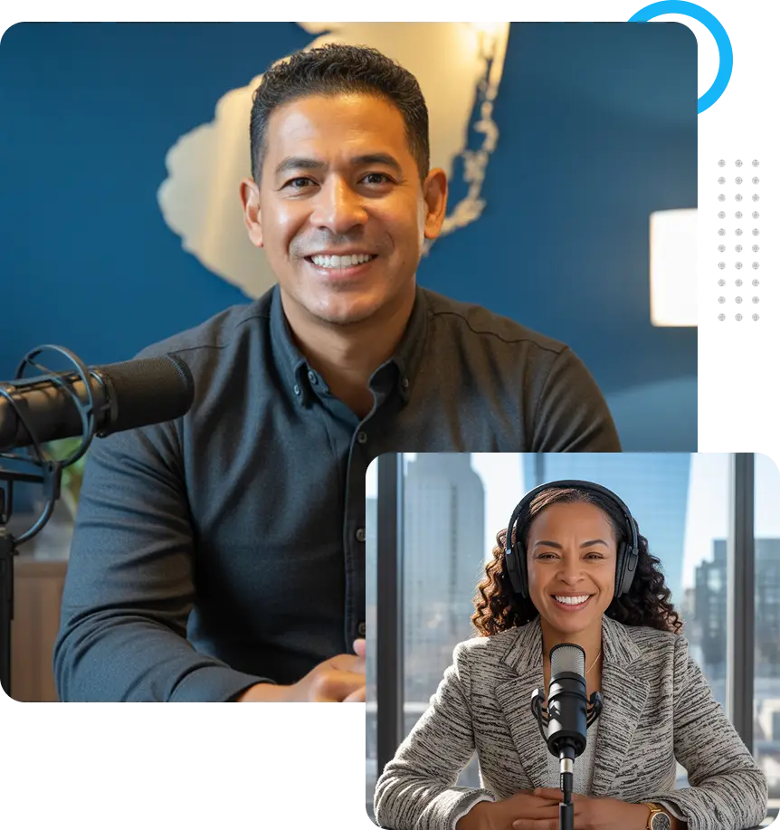 Introducing  PodAllies, the team that lives, breathes and specializes in next-level podcasting!