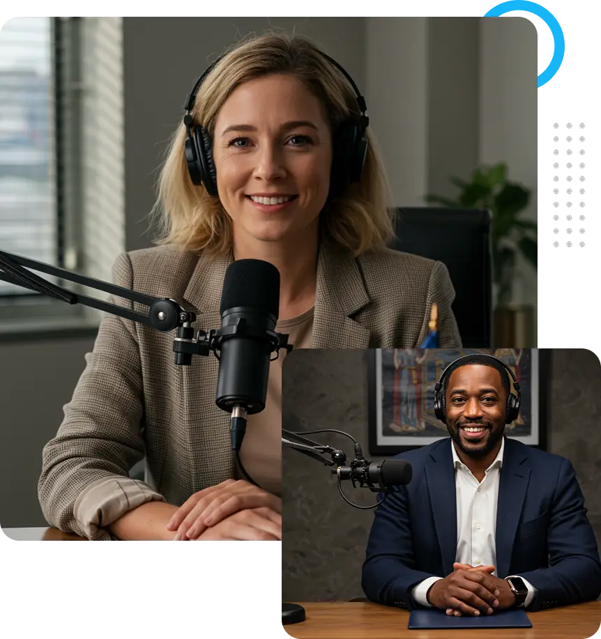 Introducing  PodAllies, the team that lives, breathes and specializes in next-level podcasting!