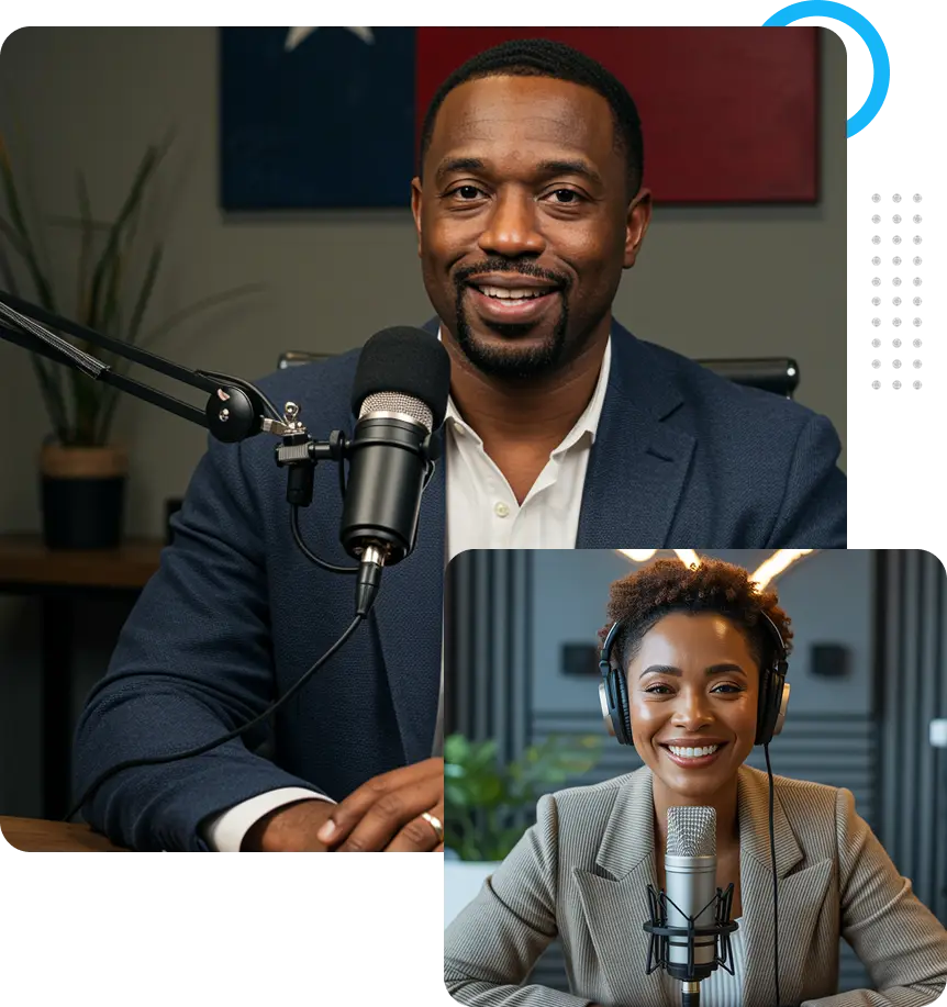 Introducing  PodAllies, the team that lives, breathes and specializes in next-level podcasting!