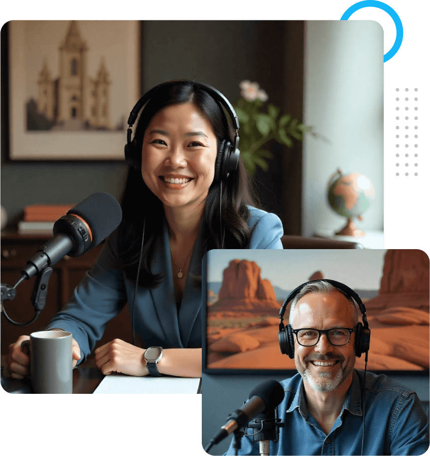 Introducing  PodAllies, the team that lives, breathes and specializes in next-level podcasting!