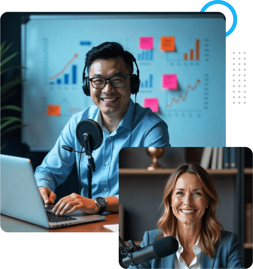 Introducing PodAllies, the team that lives, breathes and specializes in next-level podcasting!