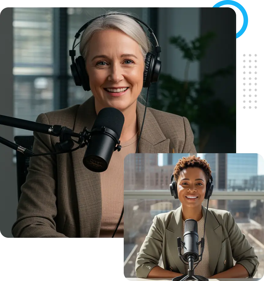 Introducing  PodAllies, the team that lives, breathes and specializes in next-level podcasting!