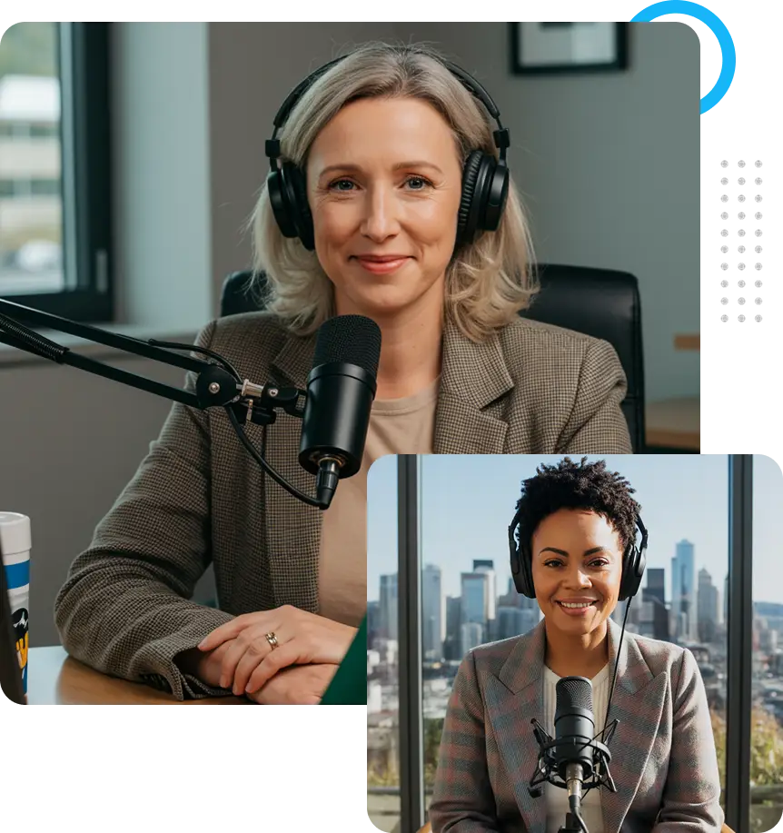 Introducing  PodAllies, the team that lives, breathes and specializes in next-level podcasting!